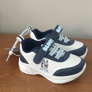 Bluey Toddler Boys Athletic Sneakers Navy/White Size 6 or 7
